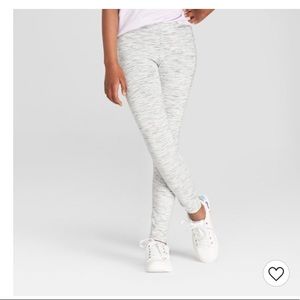 Kids Cat & Jack Grey and White Leggings (10-12)
